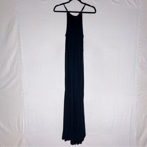 GAP Black Halter Style Top Maxi Dress L